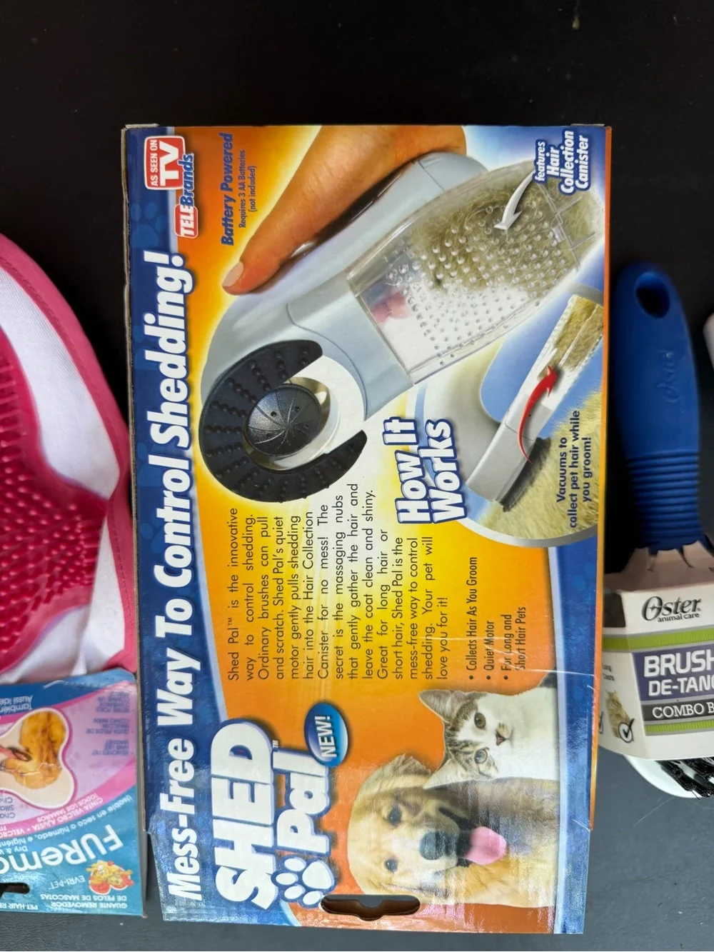 Oster and Shed Pal Pet Cat Grooming Tool Bundle Brand New!